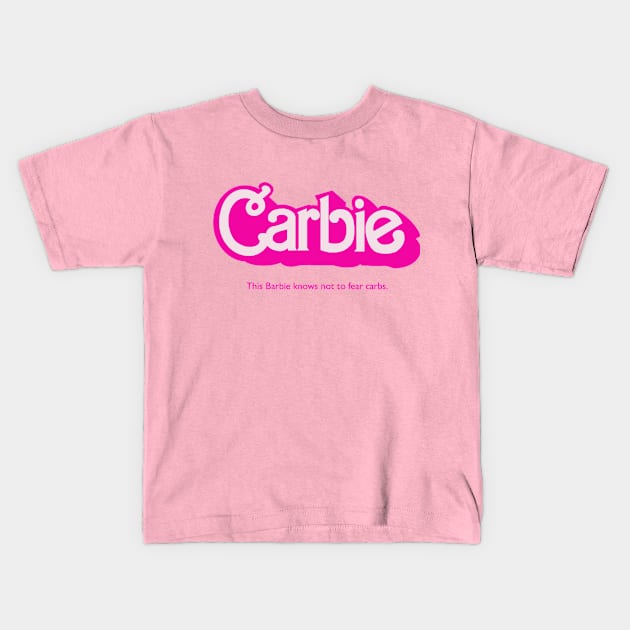 Carbie Kids T-Shirt by m&a designs